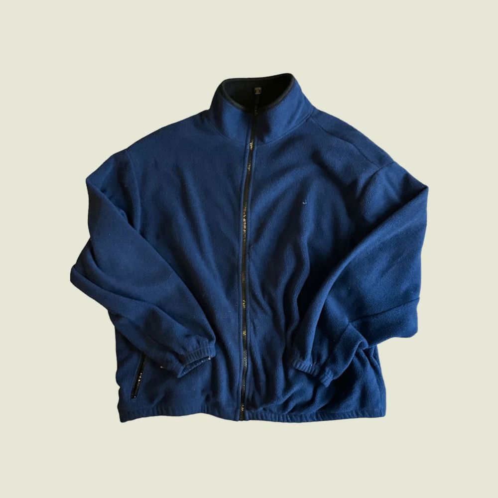 Vintage Made in USA Timberline Colorado Hiking Fleece Blue Size XL